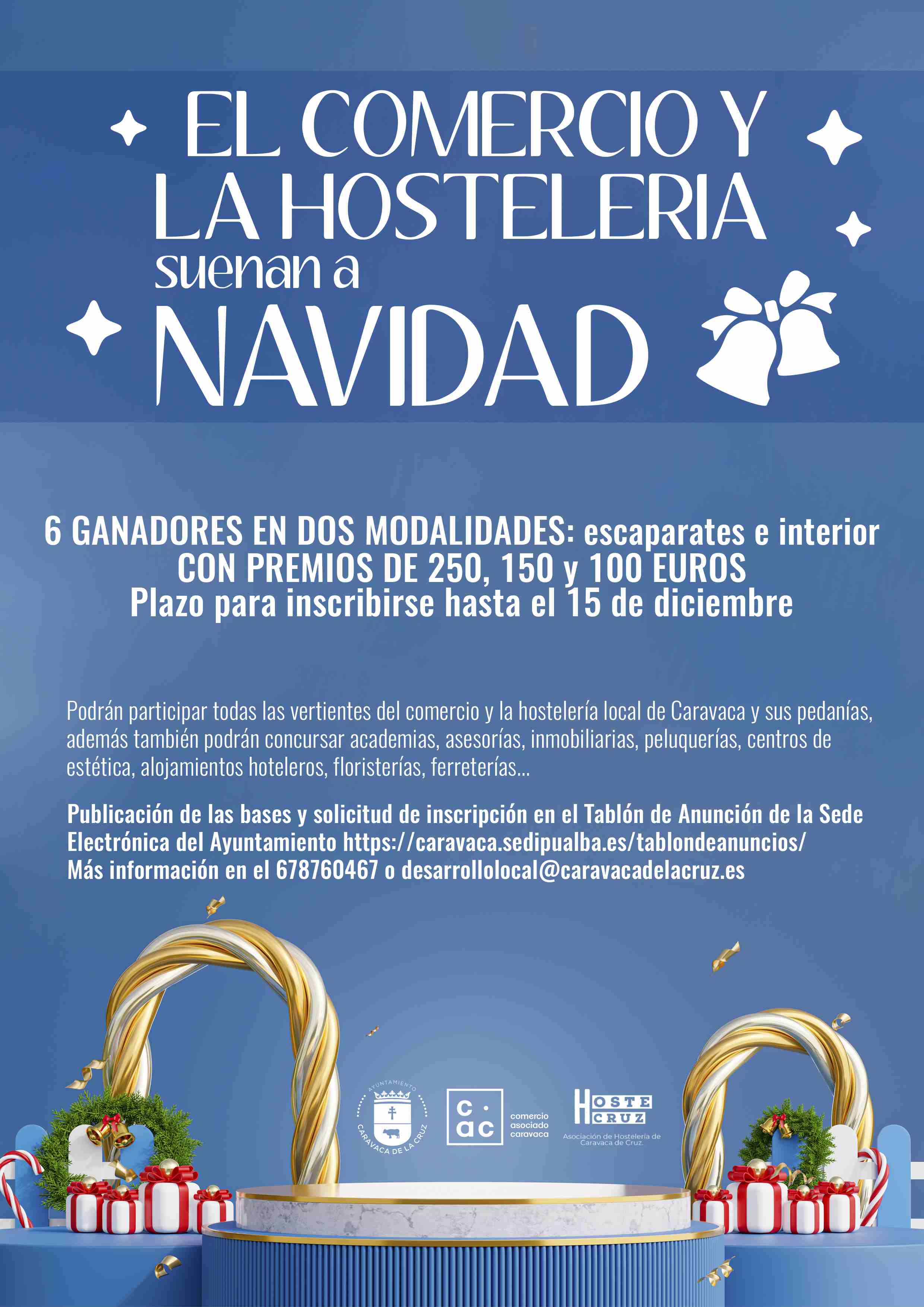 CartelCondursoElComercioYLaHosteleriaSuenanANavidadb